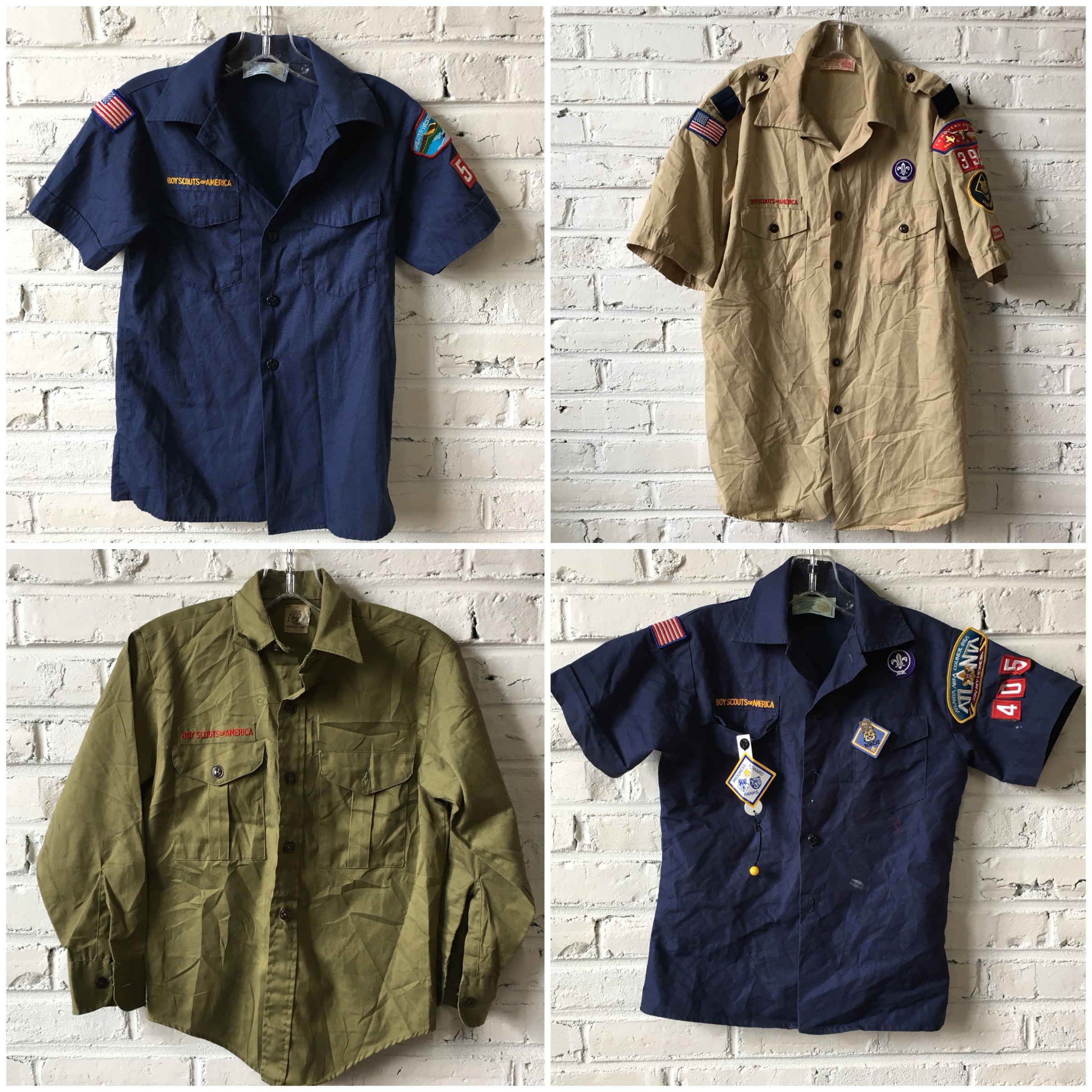 Boy Scouts Shirts by the poundCURRENTLY UNAVAILABLE Bulk Vintage Clothing
